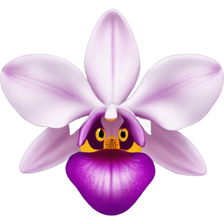 Orchidée rouge  emoji