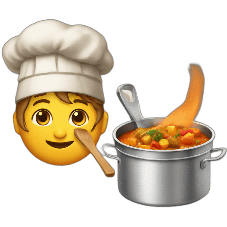 steppe curry cooking curry emoji