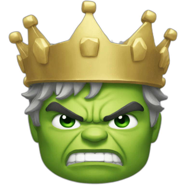 Hulk crown emoji