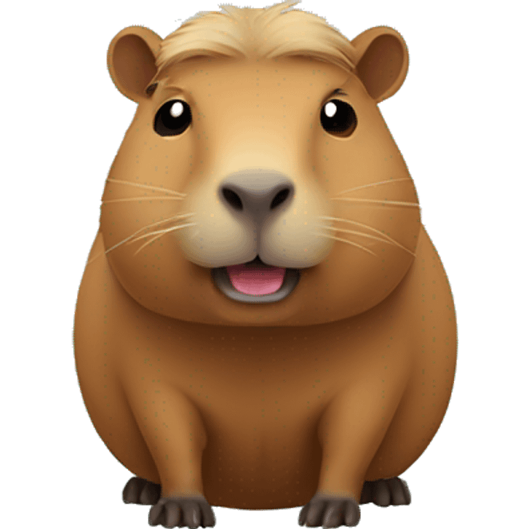 Holiday capybara  emoji