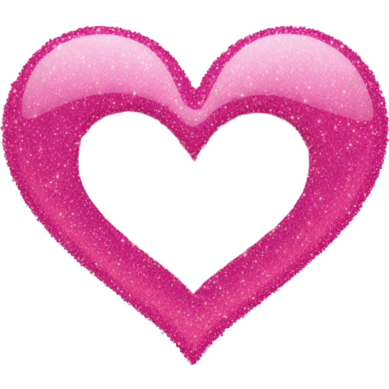 Pink sparkling heart  emoji