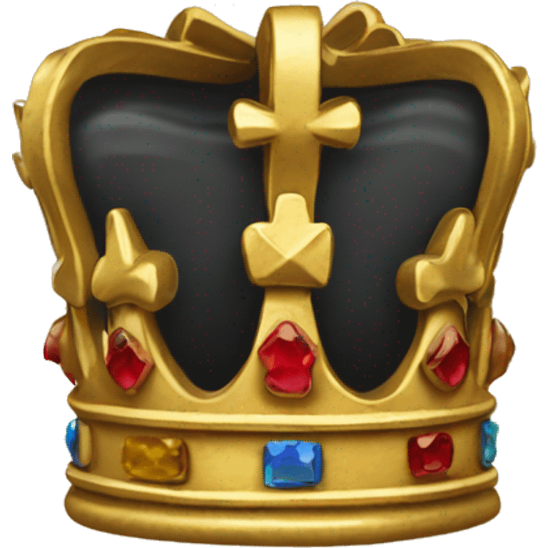 a king's crown with Admin written on it emoji