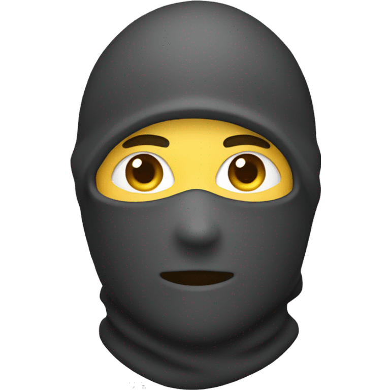 guy in balaclava emoji