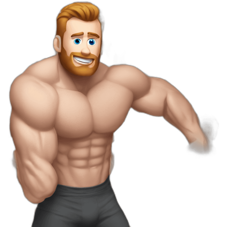 Chris Evans Bodybuilder giant emoji