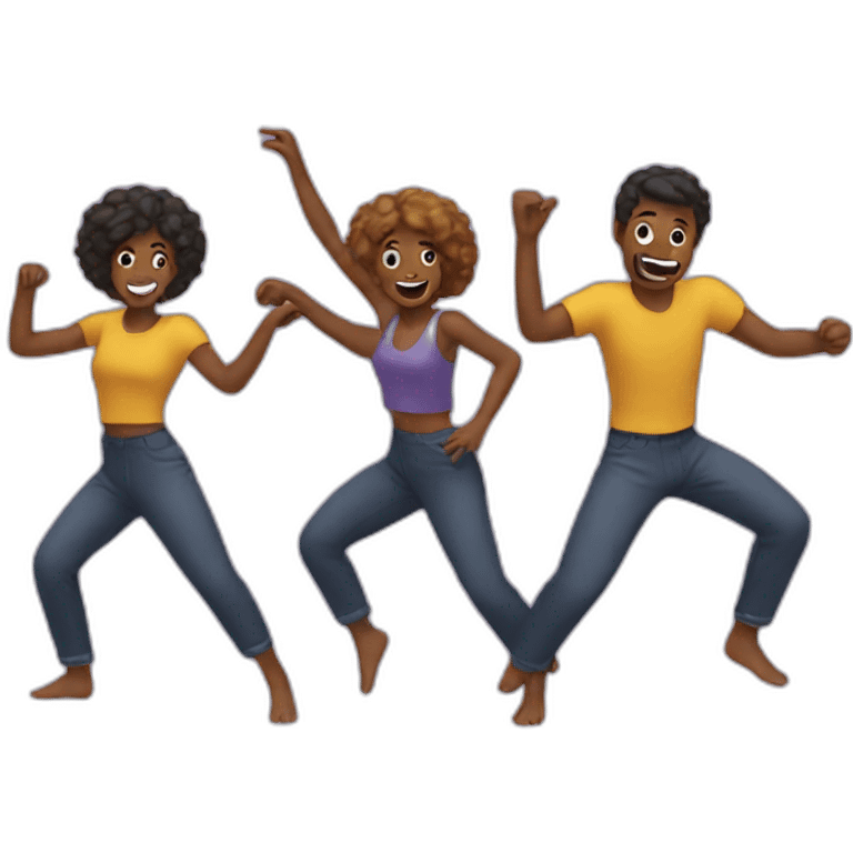 people dancing emoji