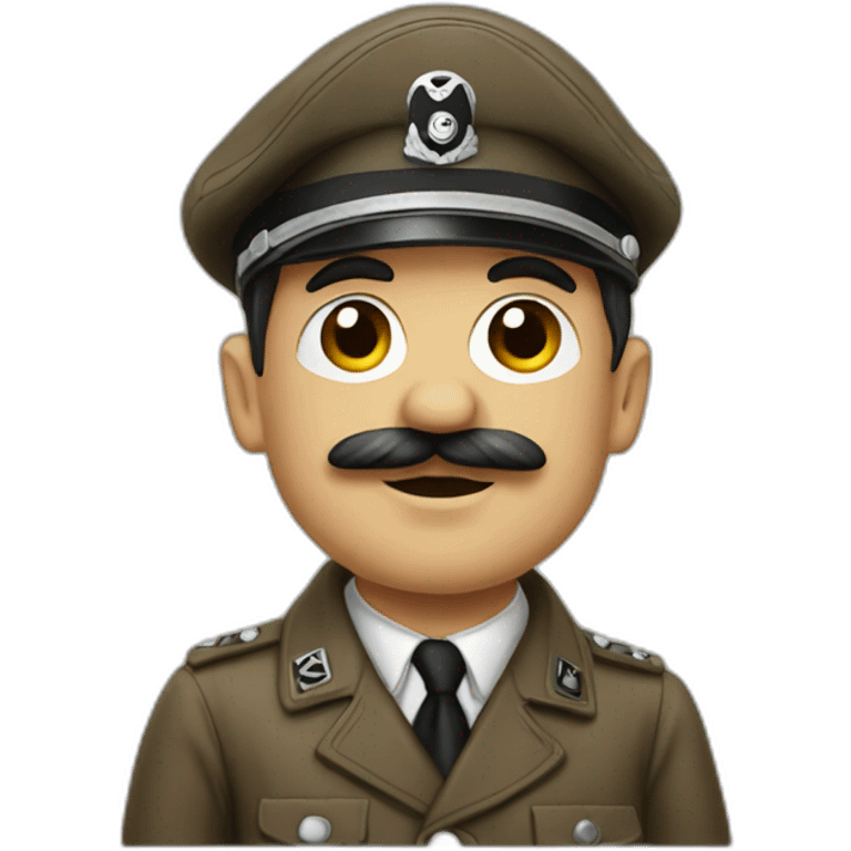 hitler as painter emoji