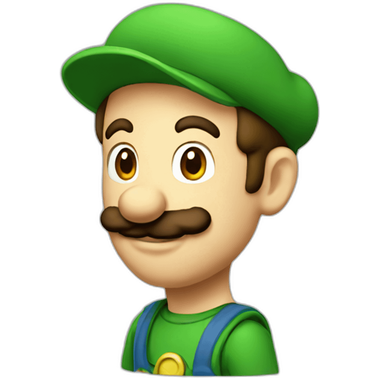 Luigi face emoji