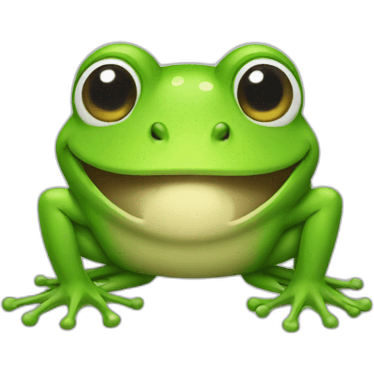 Imoji Frog happy emoji