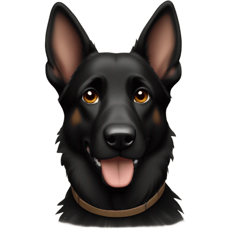 female black german shepherds with brown paws emoji