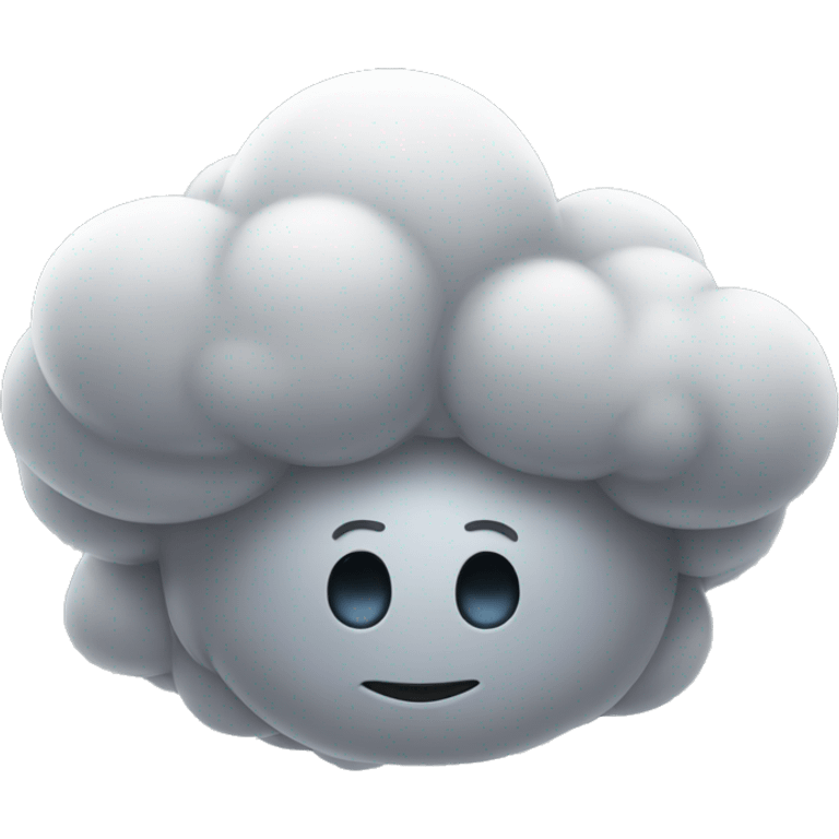 Nubes grises  emoji