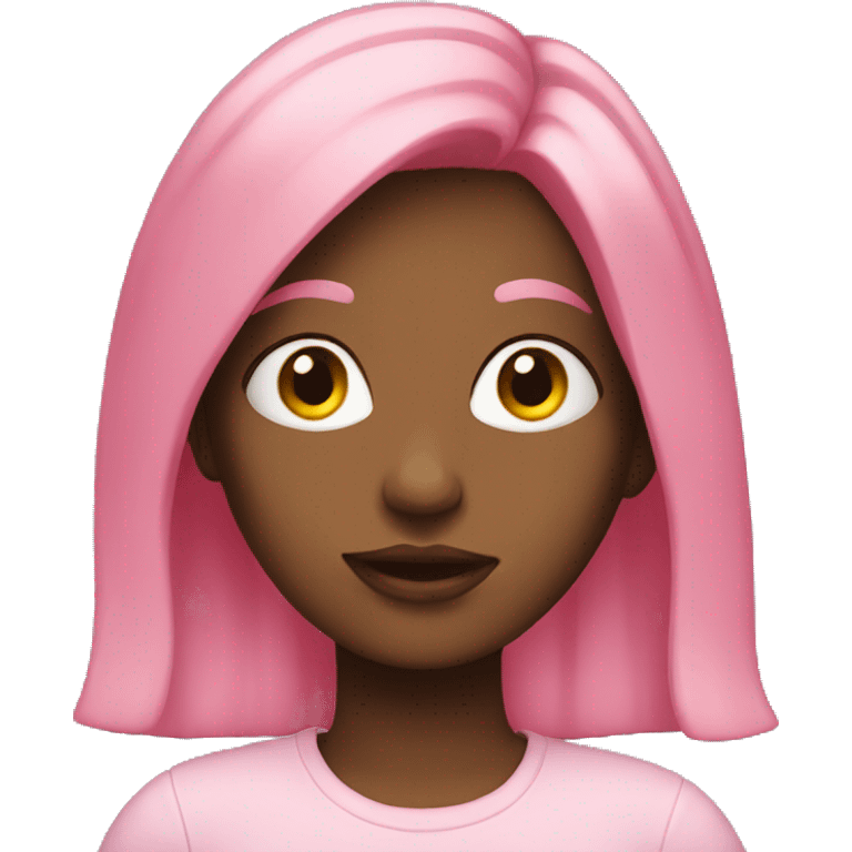 Girl with pink hair  emoji