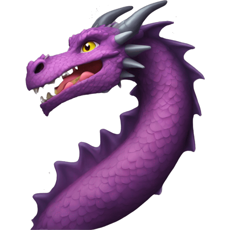 A dragon’s neck emoji