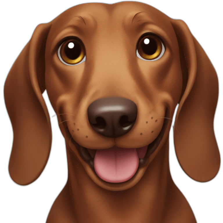 dachshund-smile emoji