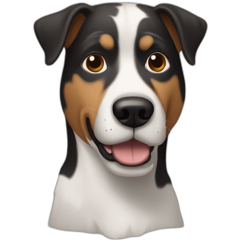 Dog in simple Keith Herring style emoji