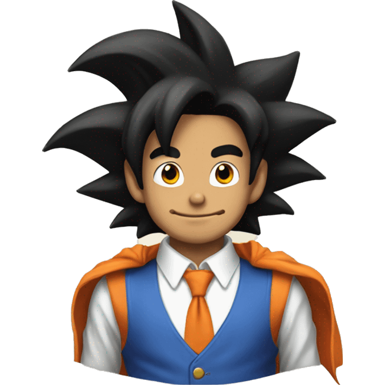 Well dressed Goku  emoji