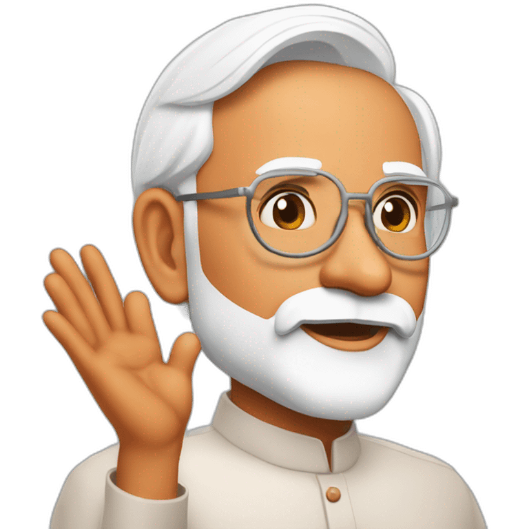 Narendra Modi which Spiderman  emoji