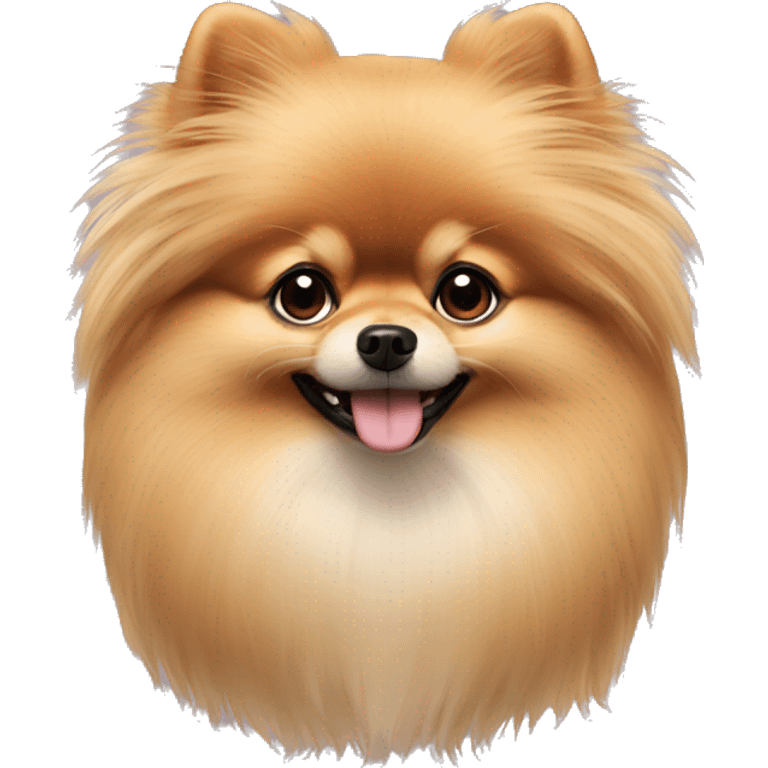 long hair pomeranian emoji