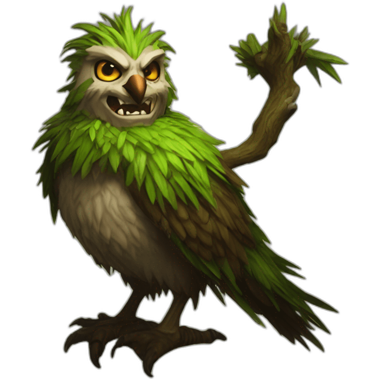 Boomkin druid World of Warcraft laughing emoji