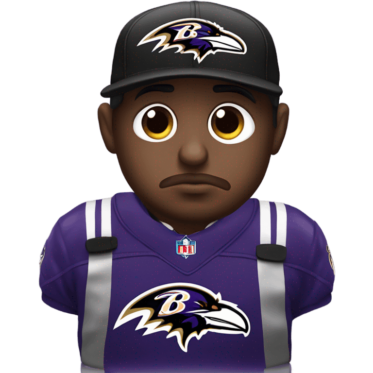 Sad Baltimore ravens fan  emoji