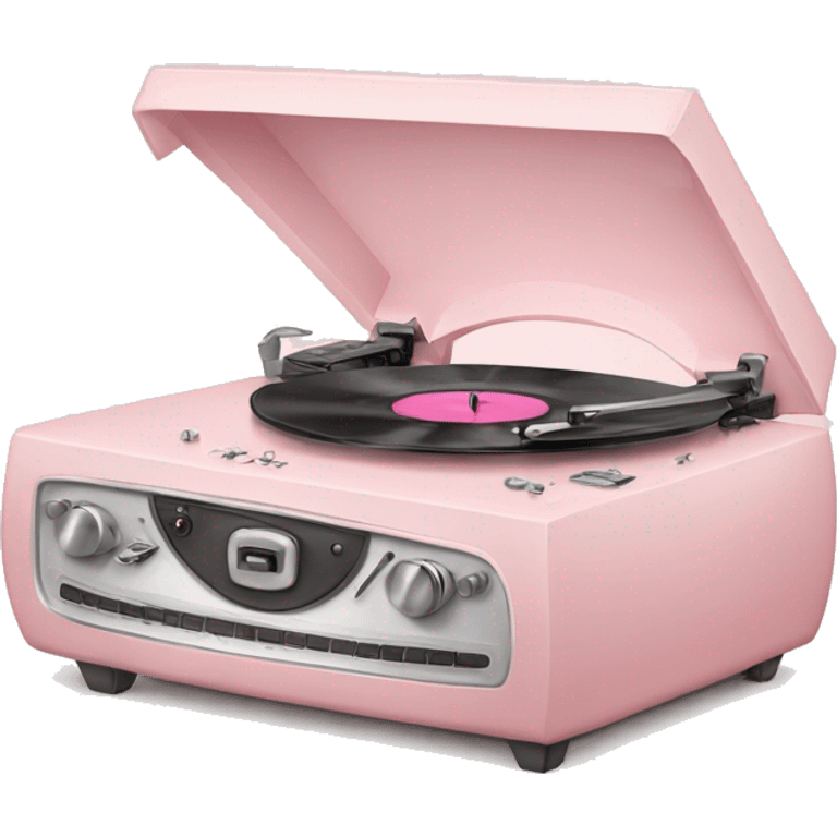 pale pink record player emoji