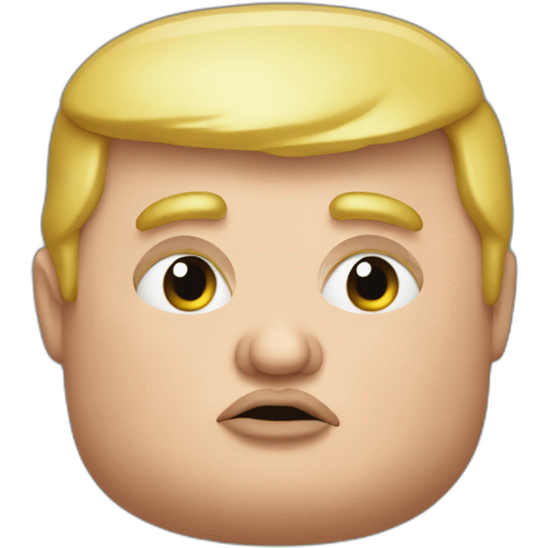 obese trump emoji