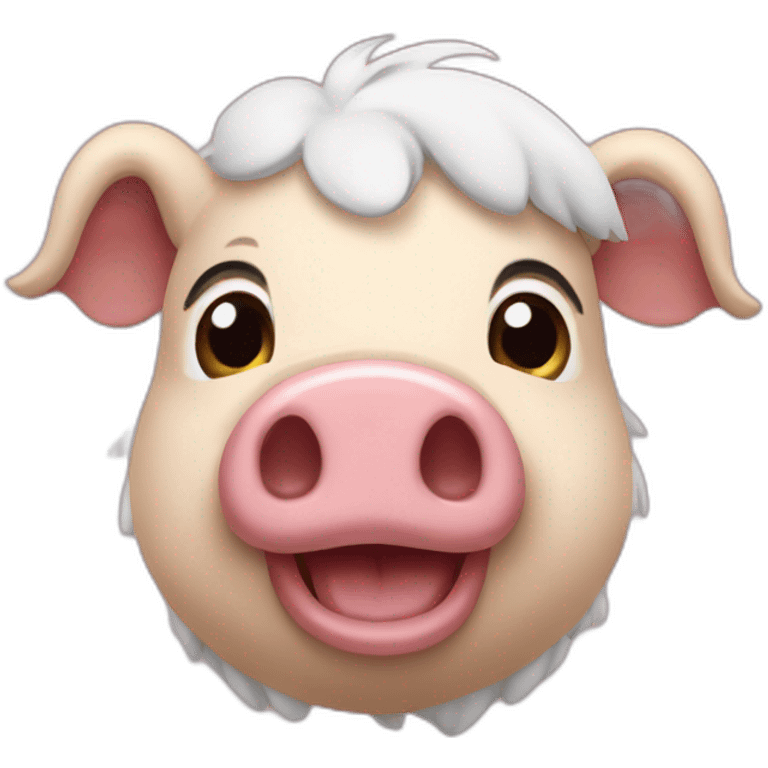 Chevaucheur de cochon emoji