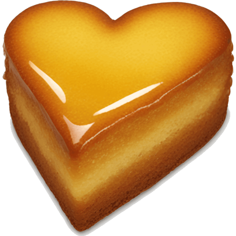 Honey cake heart emoji