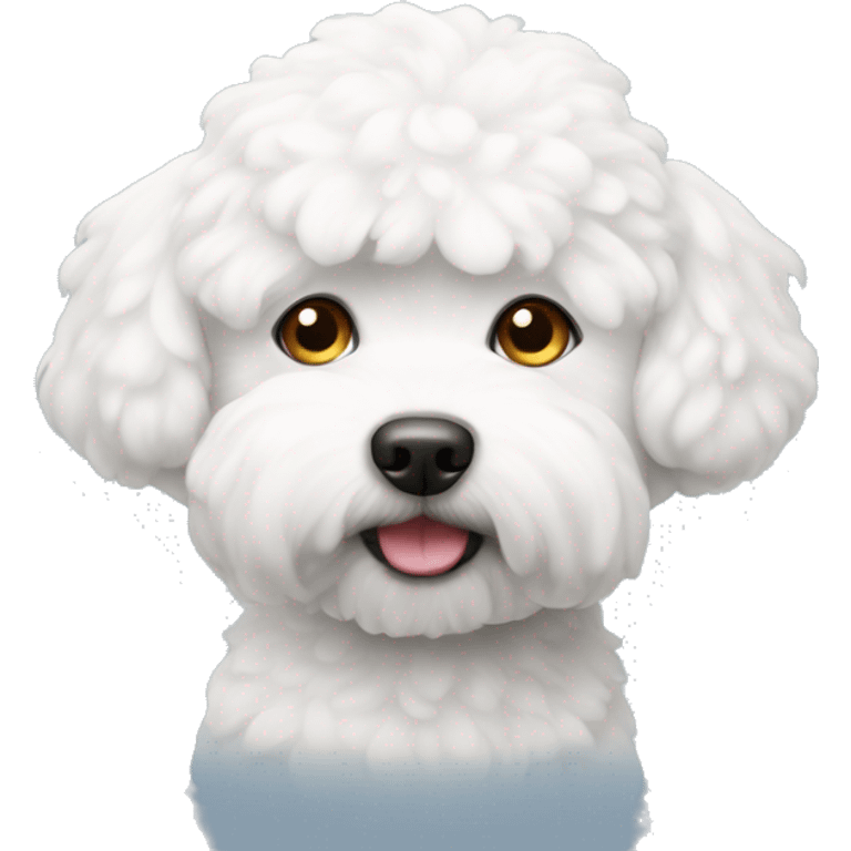 Bichon dog emoji