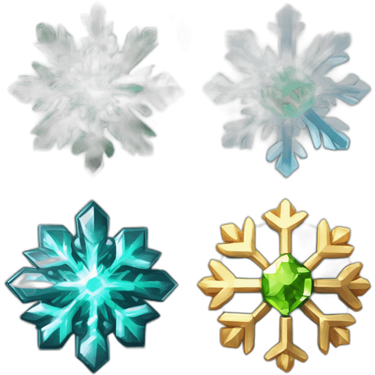 Pixel Battle Badge Winter Cold Snowflake Diamond Obsidian Emerald Flame Shiny Glow Reward Legendary Unique Epic Mystery emoji