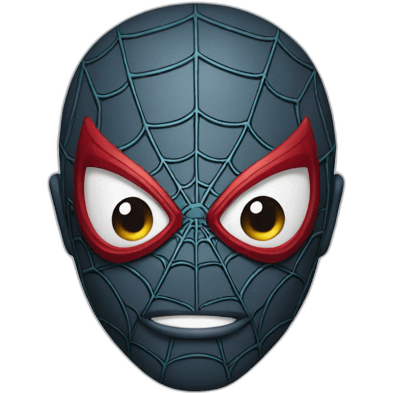 Spiderman head emoji