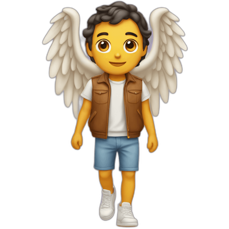 Hermes with shoes wings emoji