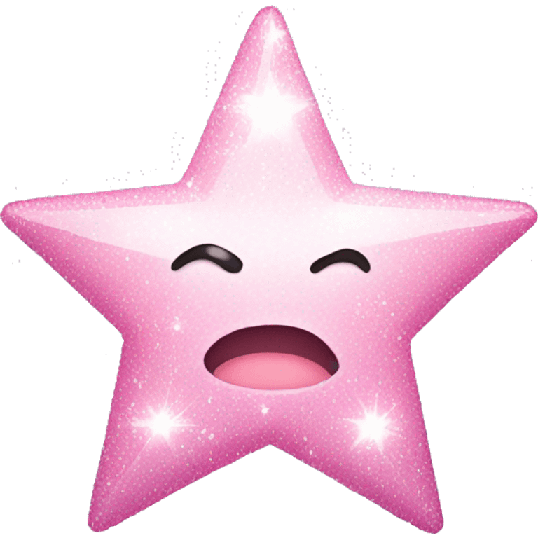 Light pink sparkle star emoji