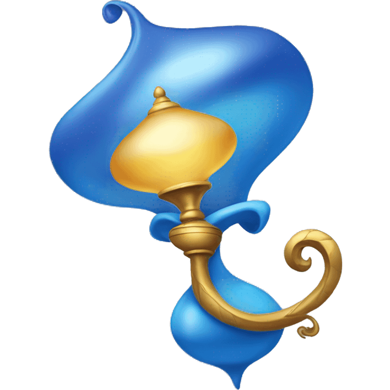 Blu genie of lamp Disney  emoji