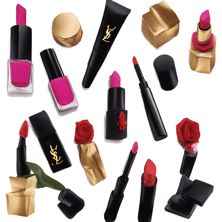 YSL  cosmetics  emoji