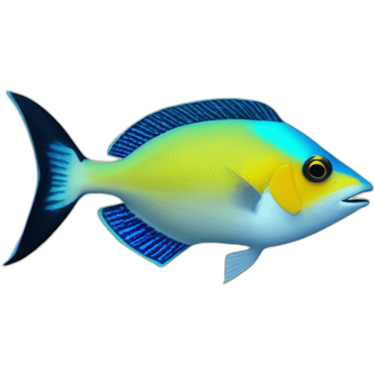 Hawaiian Reef Triggerfish emoji