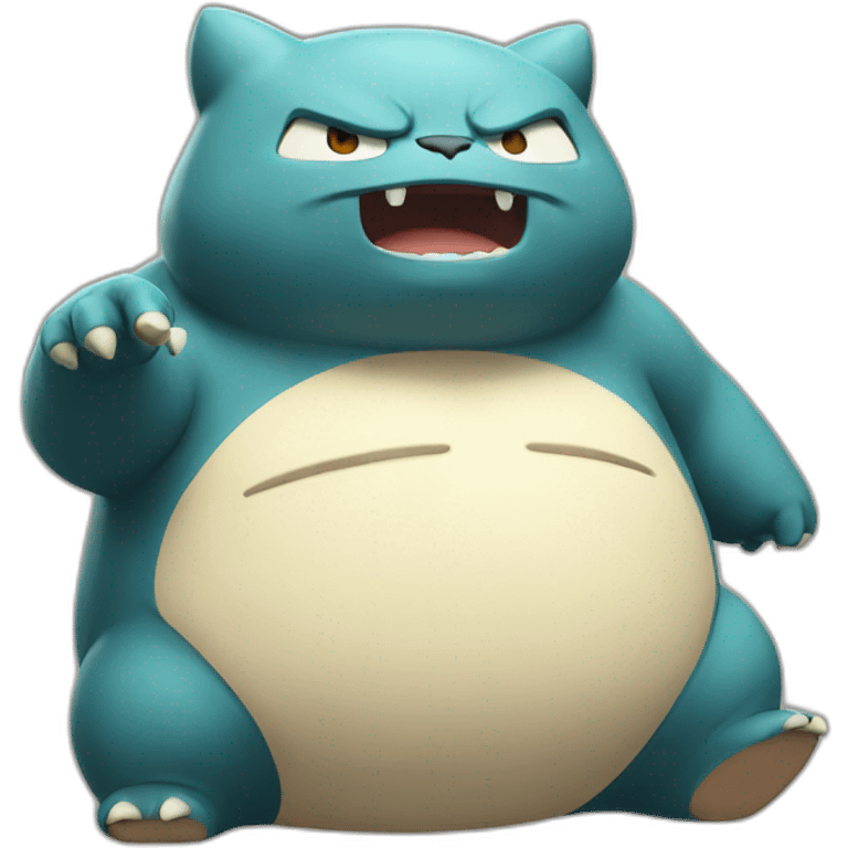 angry snorlax emoji