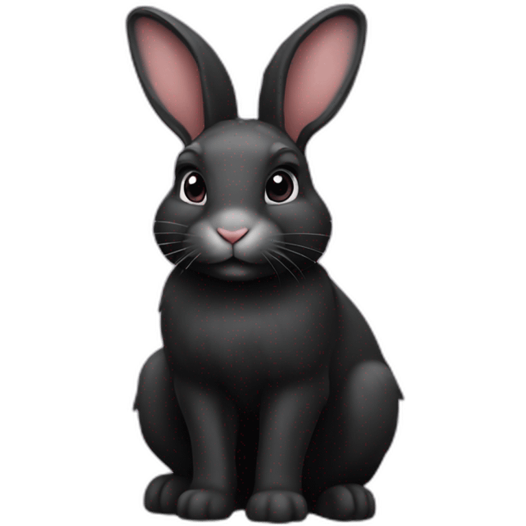 bunny Black emoji