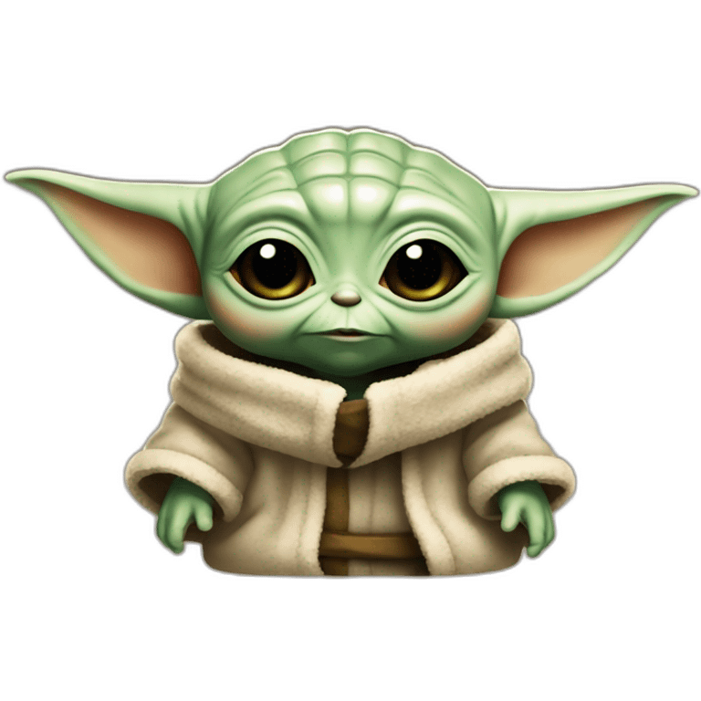 Нарисуй мне baby yoda emoji