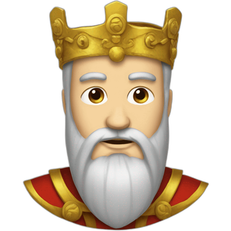 bearded emperor emoji