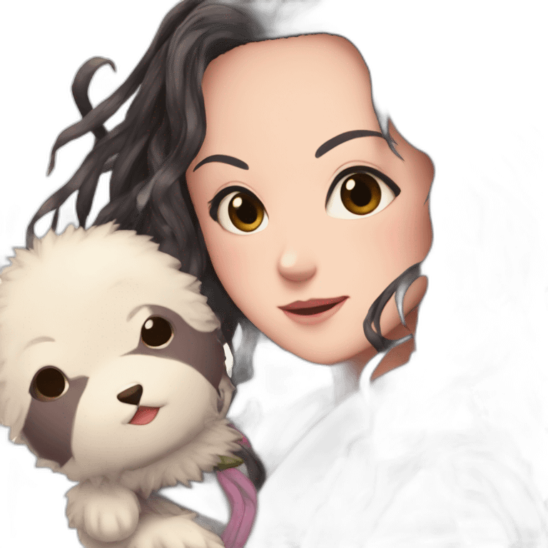 NEZUKO WITH BAMBOU emoji