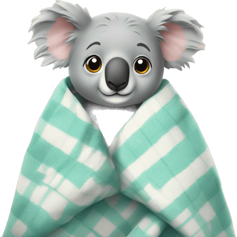 koala in a blanket emoji