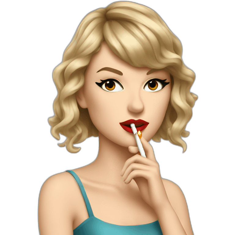 taylor swift smoking emoji