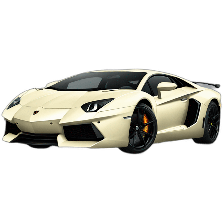 Lamborghini aventador emoji