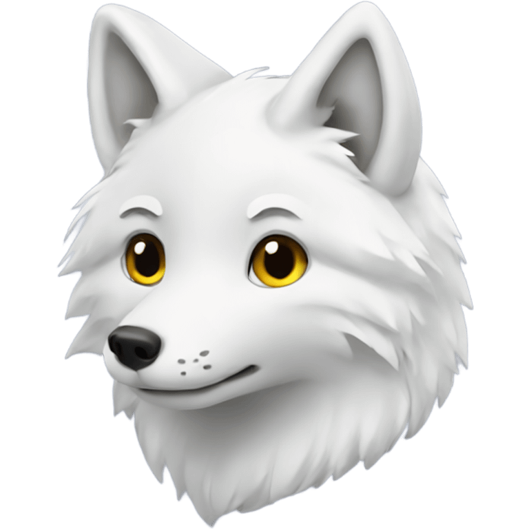 artic fox emoji