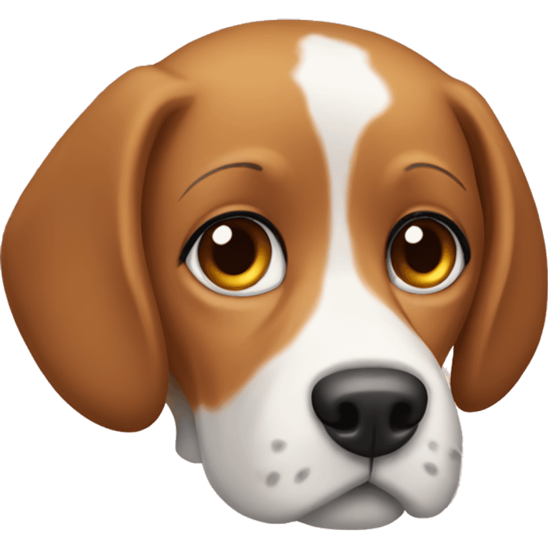 Beagle dog girl emoji