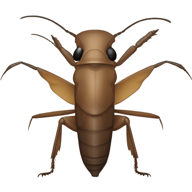 Mole cricket emoji