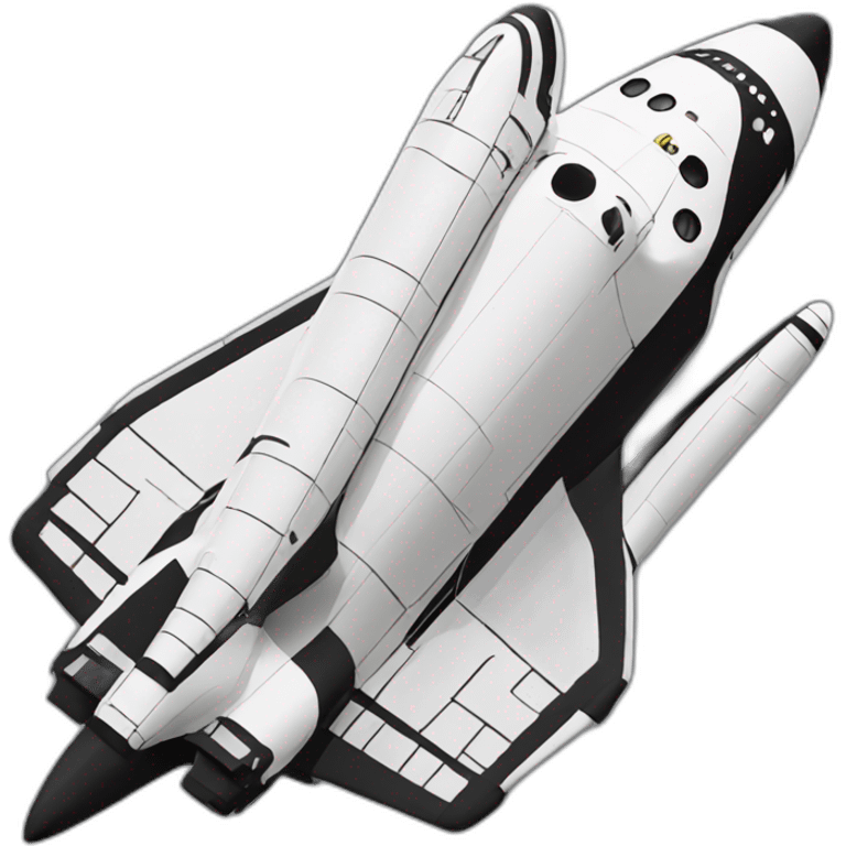 Space shuttle emoji