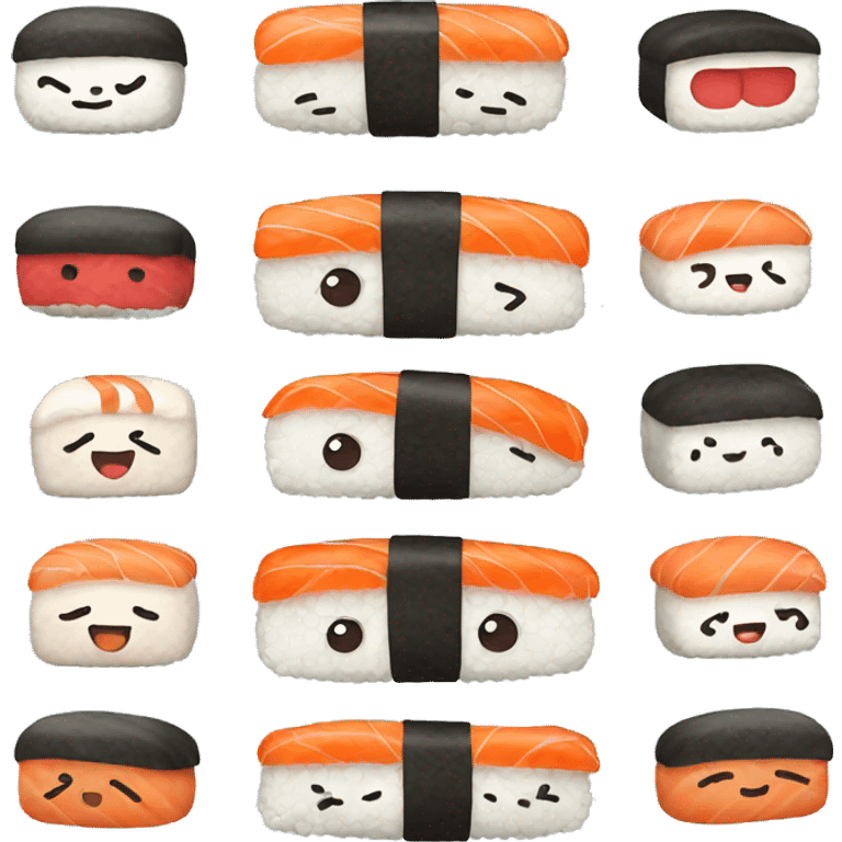 Sushi cute emoji