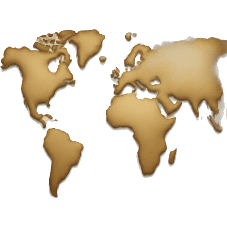 Carte du monde  emoji