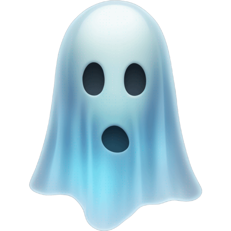 transparent ghost, ethereal, no shape emoji